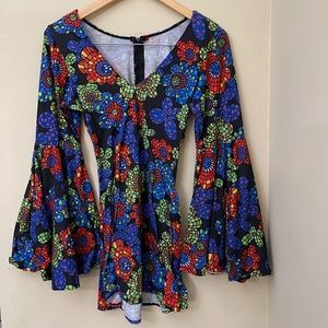 70s Inspired Mini Dress